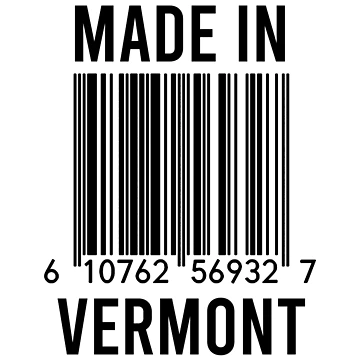 Artwork thumbnail, Made In Vermont by RandomStuffShop