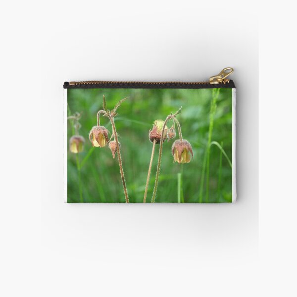 Item preview, wild flowers of Geum Rivale on long curved stems close-up designed and sold by mrivserg.