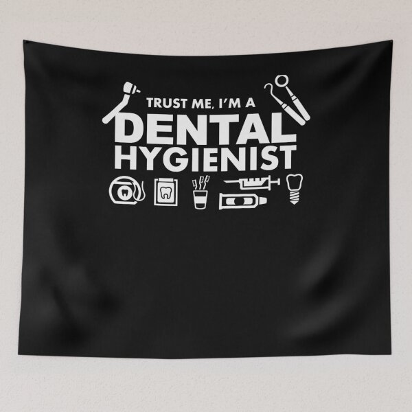 Artikelvorschau, Vertrauen Sie mir, ich bin ein Dentalhygieniker - Awesome Dental Hygienist Gift entworfen und verkauft von Teenation9.