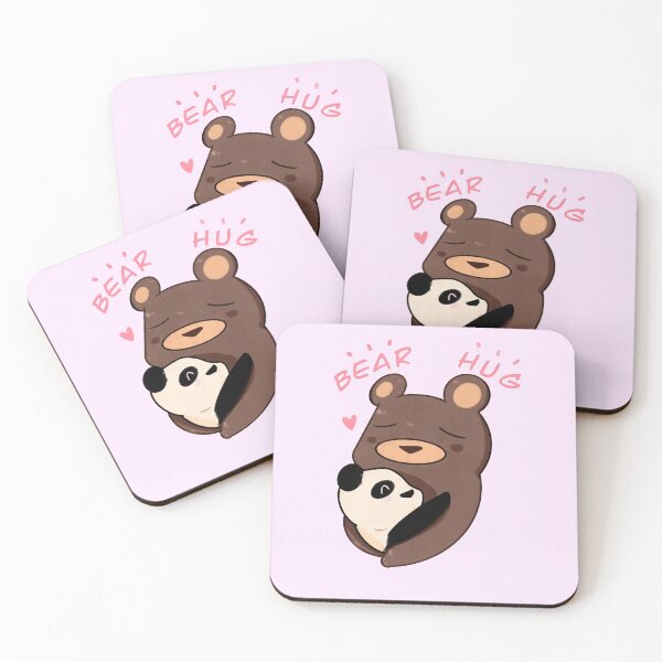 Item preview, Grizzly Panda Bear Hug designed and sold by CoffeePandaArt.