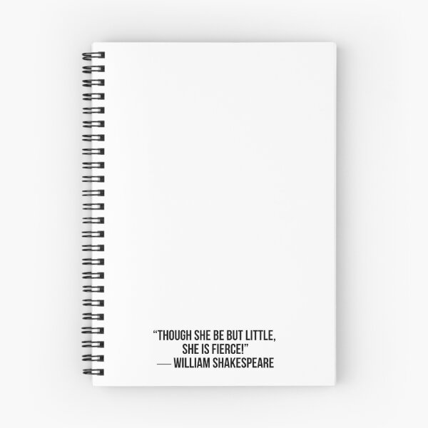 Item preview, W. SHAKESPEARE   # FIERCE designed and sold by LiteraryQuotes.