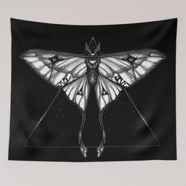 Item preview, Lunar Moth Dark V designed and sold by INKwellWellWell.
