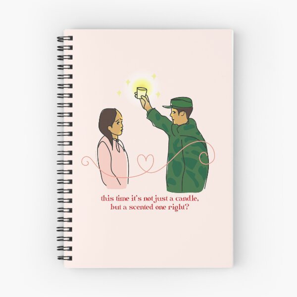 Item preview, Candle scene from CLOY k-drama | Crash Landing Gift Yoon Seri Ri Ri Jeong Hyeok Love Drawing Line Art  designed and sold by ruepix.