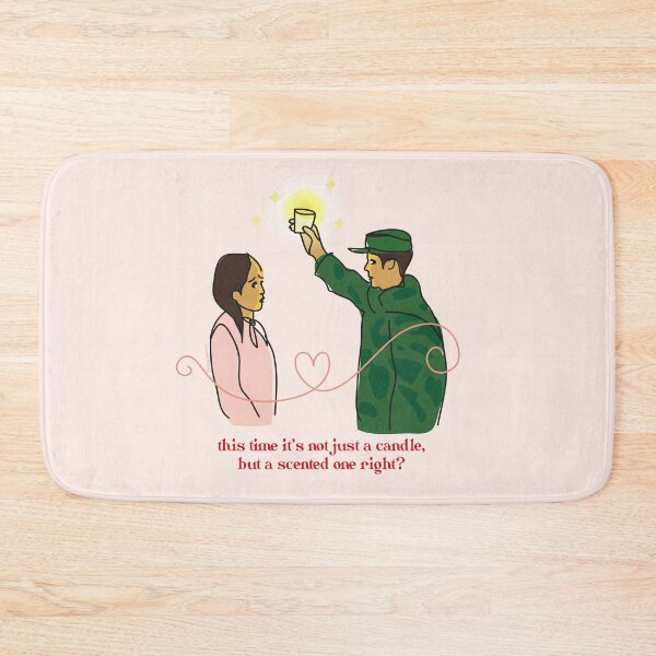 Item preview, Candle scene from CLOY k-drama | Crash Landing Gift Yoon Seri Ri Ri Jeong Hyeok Love Drawing Line Art  designed and sold by ruepix.