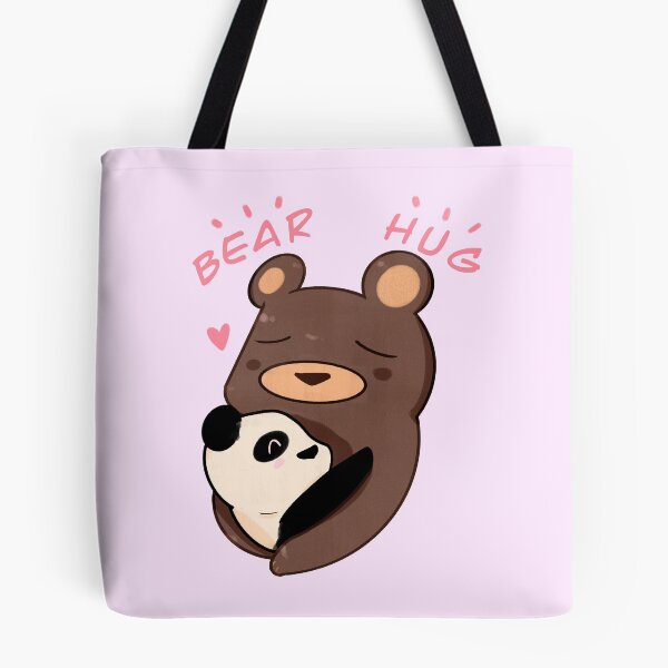 Item preview, Grizzly Panda Bear Hug designed and sold by CoffeePandaArt.