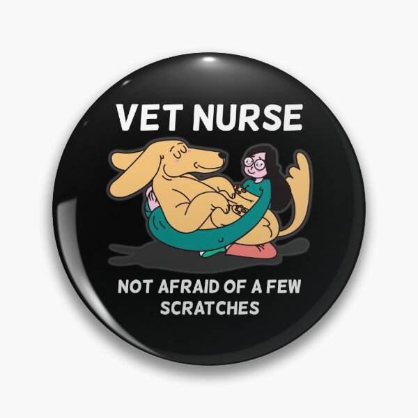 Item preview, Unafraid Veterinary Nurse – Medical Pet Caregiver Job Appreciation designed and sold by The Green Corner.