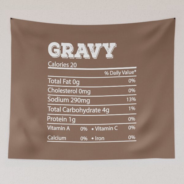 Item preview, Gravy nutrition Turkey Thanksgiving - Thanksgiving Christmas Family Gifts designed and sold by meedTee.