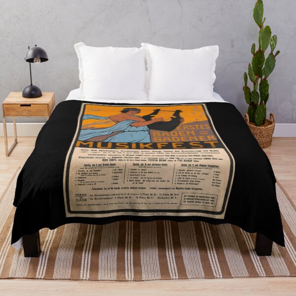 Item preview, retro erstes baden badener musikfes designed and sold by CorasPosters.
