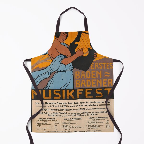 Item preview, retro erstes baden badener musikfes designed and sold by CorasPosters.