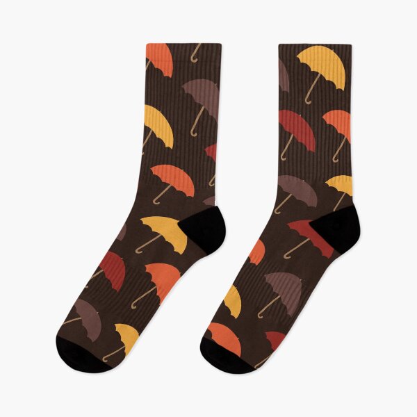 Item preview, autumn fall umbrellas pattern designed and sold by sleepgarden.