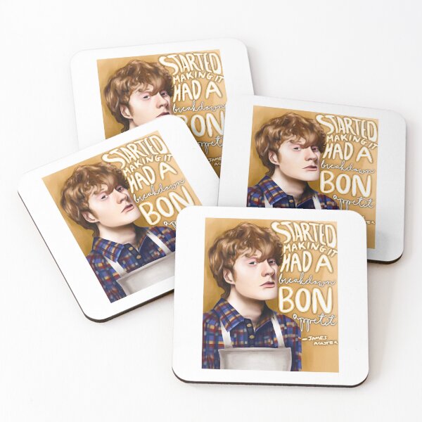 Item preview, James Acaster ‘Started making it. Had a breakdown. bon appetit’ designed and sold by Imaginelouisa.