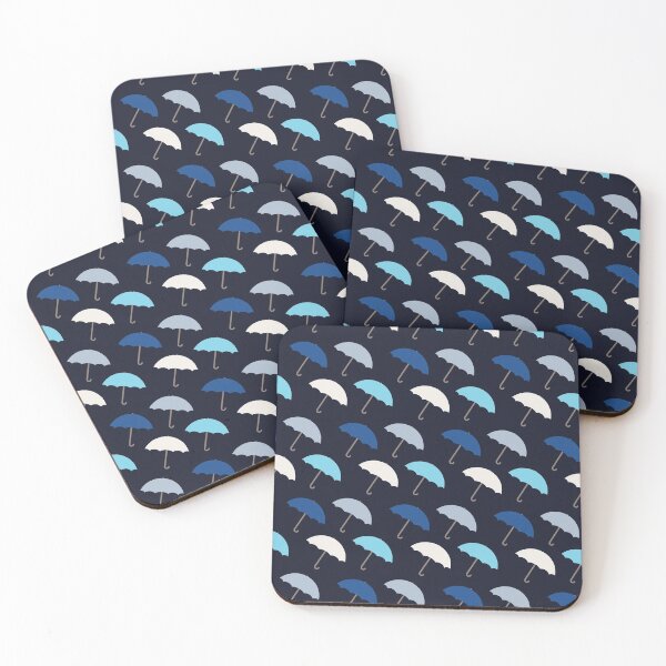 Item preview, winter umbrellas pattern designed and sold by sleepgarden.
