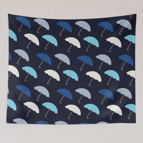 Item preview, winter umbrellas pattern designed and sold by sleepgarden.