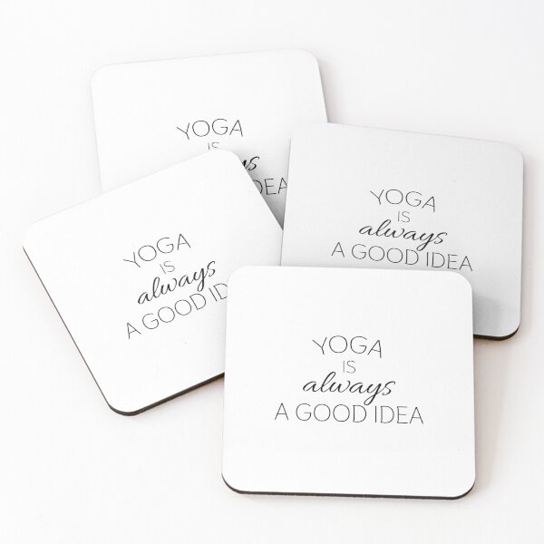 Item preview, Yoga is always a good idea; Funny yoga; Yogaholic; Gif for yogi; Yoga lover; Addicted to Yoga; Calm relax designed and sold by cyhdesign.