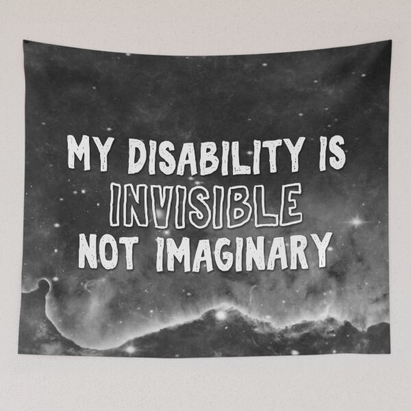 Item preview, Dark Galaxy: Invisible Disability designed and sold by PrettySickArt.