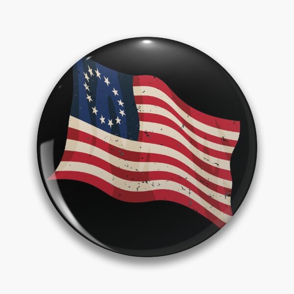 Item preview, Waving Betsy Ross Flag designed and sold by hobrath.