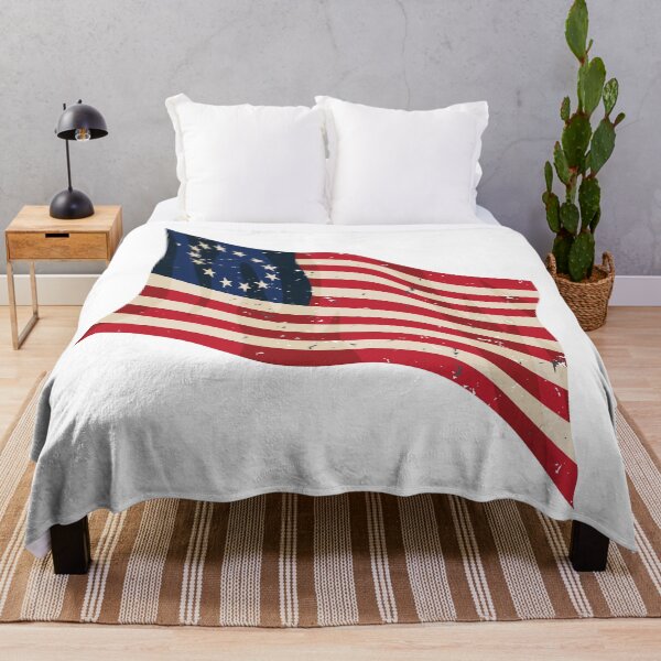 Aperçu de l'œuvre Agitant le drapeau de Betsy Ross créée et vendue par hobrath.