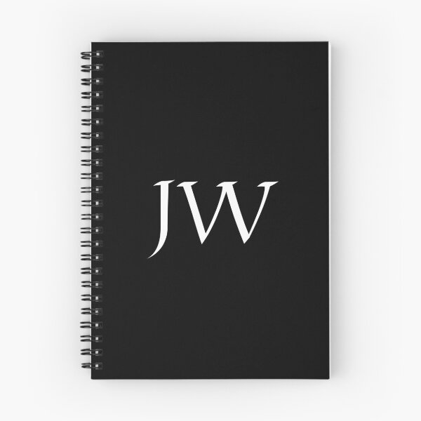 Item preview,  JW black and white initials monogramed designed and sold by Abbara.