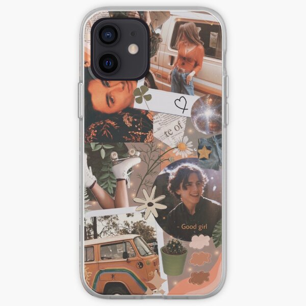 Timothee Chalamet Vintage Aesthetic Collage iPhone Soft Case