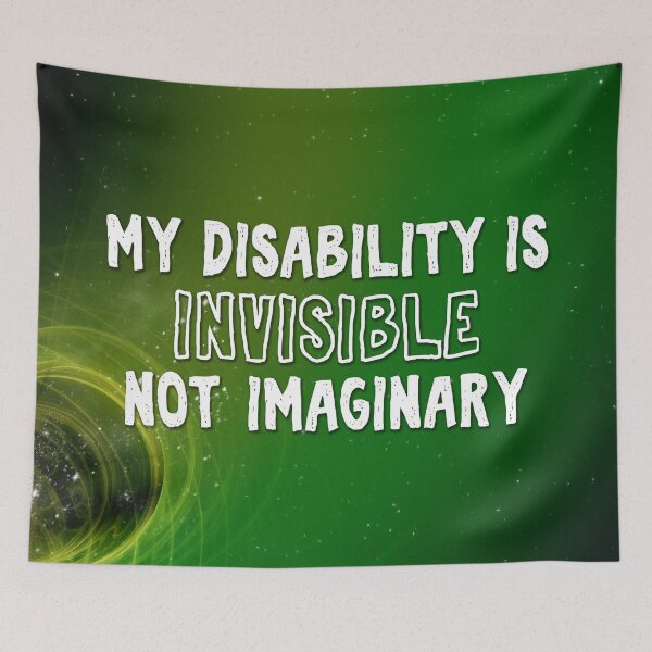 Item preview, Emerald Nebula: Invisible Disability designed and sold by PrettySickArt.