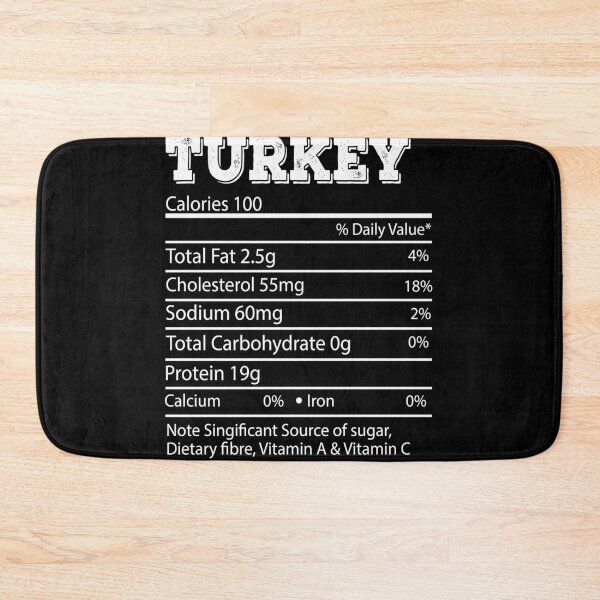 Item preview, Turkey Nutrition Facts Thanksgiving - Funny Thanksgiving Family Gift designed and sold by meedTee.