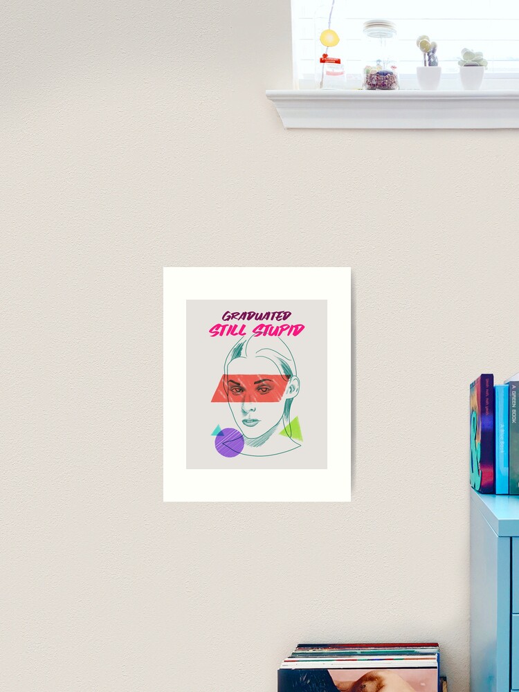 Minimalist Style Girls Art Print