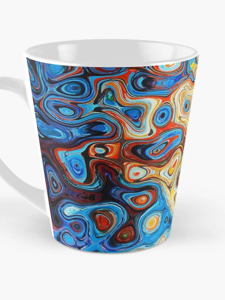 Thumbnail 3 of 4, Coffee Mug, Paint Ripples designed and sold by PatternPalace.
