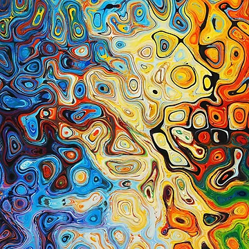 Artwork thumbnail, Paint Ripples by PatternPalace