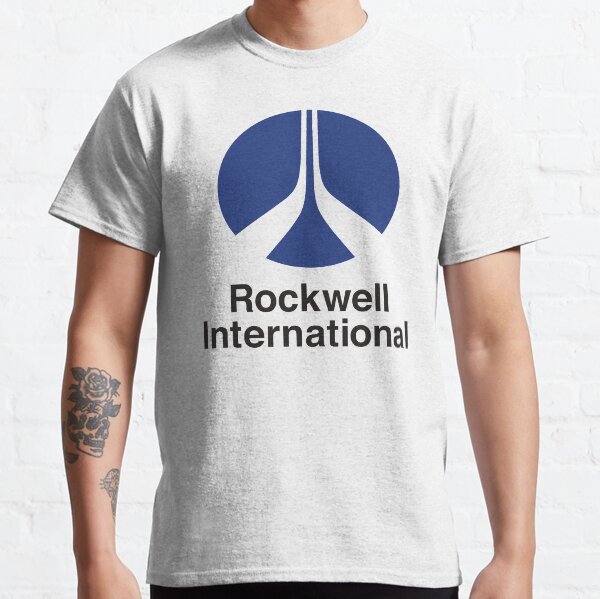 Rockwell International Logo - Defunct Aerospace Company Classic T-Shirt
