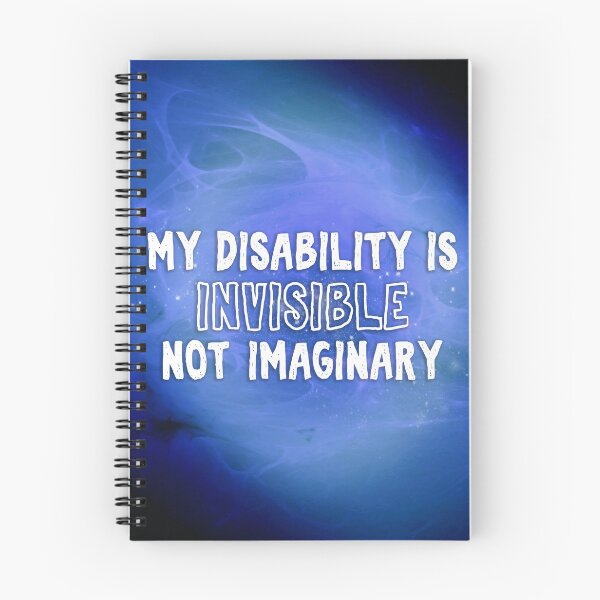 Item preview, Sapphire Galaxy: Invisible Disability designed and sold by PrettySickArt.