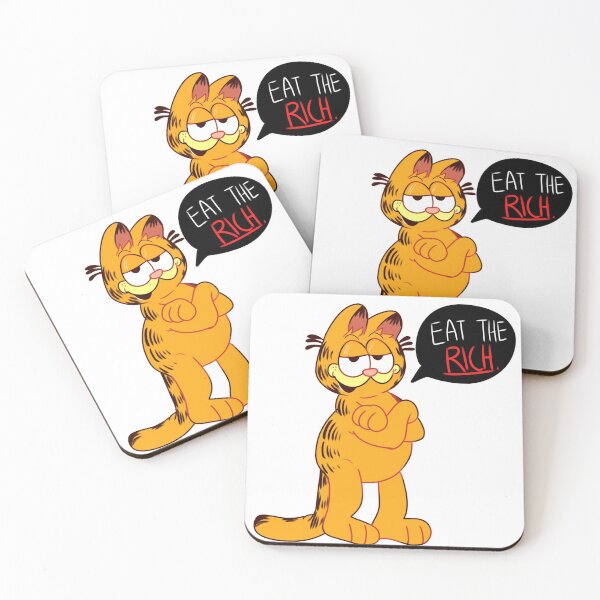 Item preview, GARFIELD SAYS EAT THE RICH! designed and sold by CodeTheMutt.