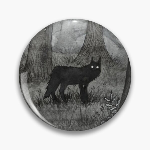 Vista previa del artículo con la obra «Criado por lobos», diseñado y vendido por SylvaSpirits.