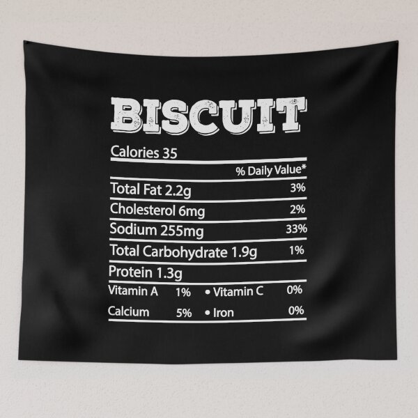 Item preview, Biscuit Nutrition Facts Thanksgiving - Funny Thanksgiving Family Gift designed and sold by meedTee.
