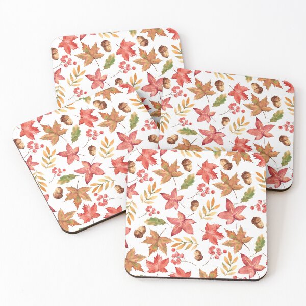 Item preview, Watercolor Autumn Colorful Leafs designed and sold by Found Dream.