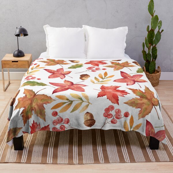 Item preview, Watercolor Autumn Colorful Leafs designed and sold by Found Dream.