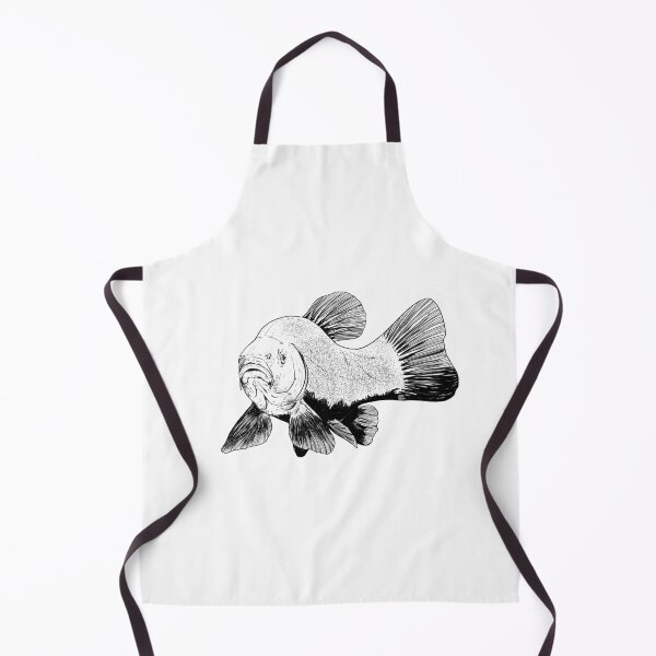 Item preview, tench b & w designed and sold by InkFish Art.