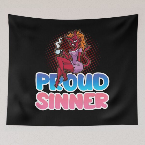 Item preview, Proud Sinner designed and sold by Moonpie90.