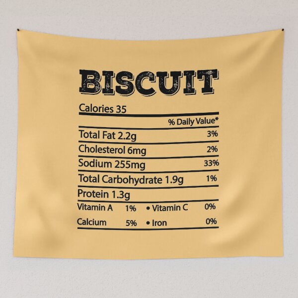 Item preview, Biscuit Nutrition Facts Thanksgiving - Funny Thanksgiving Family Gift designed and sold by meedTee.