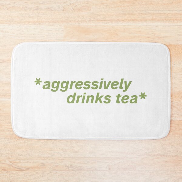 Item preview, Green Aggressively Drinks Tea designed and sold by PulpTrends.