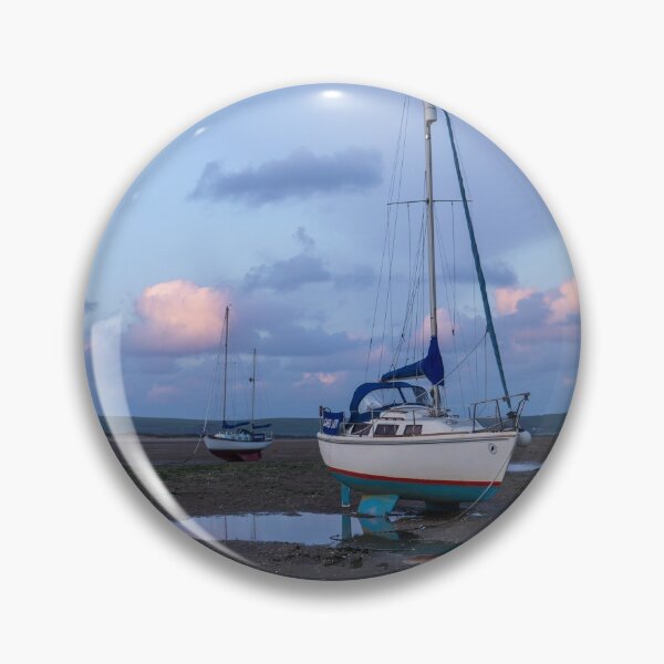 Item preview, Yacht moored on Instow beach at Sunset designed and sold by twymanphoto.