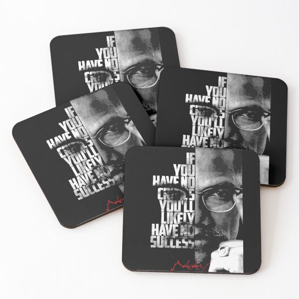 Item preview, Black and white Malcolm X quote poster designed and sold by Enea Kelo.