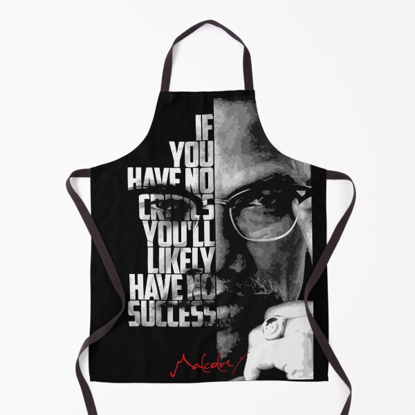 Item preview, Black and white Malcolm X quote poster designed and sold by Enea Kelo.