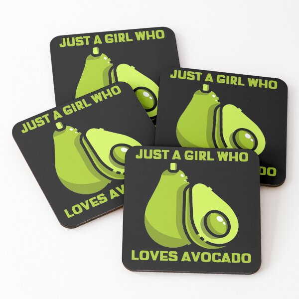 Item preview, Just A Girl Who Loves Avocado designed and sold by Qudkin.