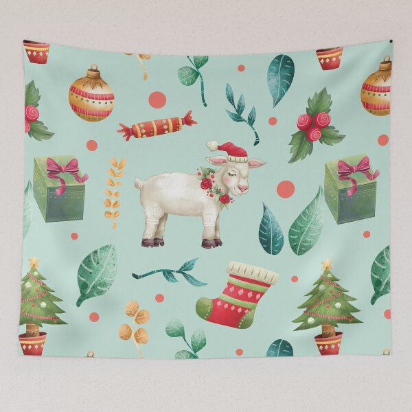 Item preview, Christmas Sheep, Farm Animal, Funny Xmas Sheep, Merry Christmas designed and sold by StrayLeaves.