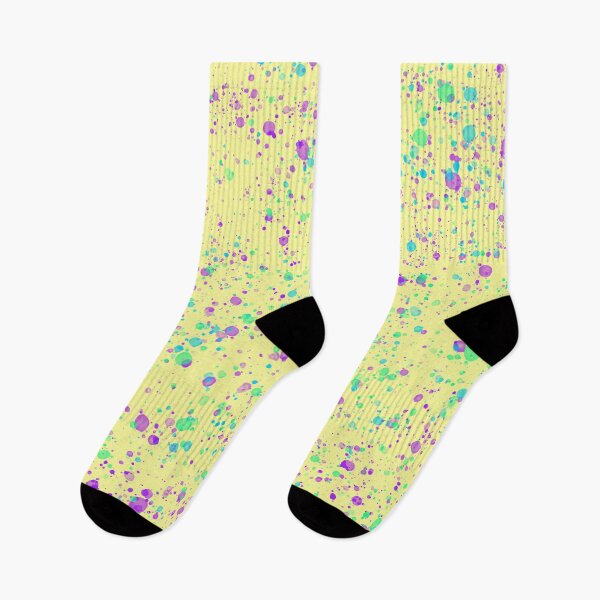 Item preview, Watercolor Splatter on Pastel Yellow designed and sold by Whoopsidoodle.