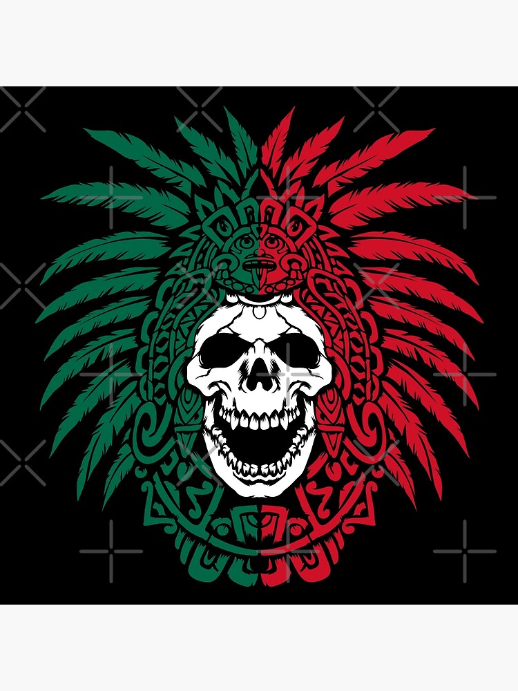 Digital Download Mayan Warrior Skull an Instant Digital 