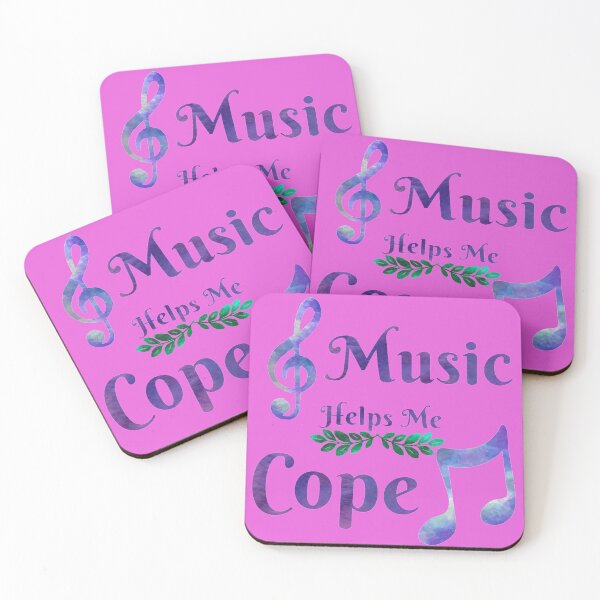 Item preview, Music Helps Me Cope designed and sold by terrelljo.
