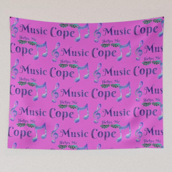 Item preview, Music Helps Me Cope designed and sold by terrelljo.