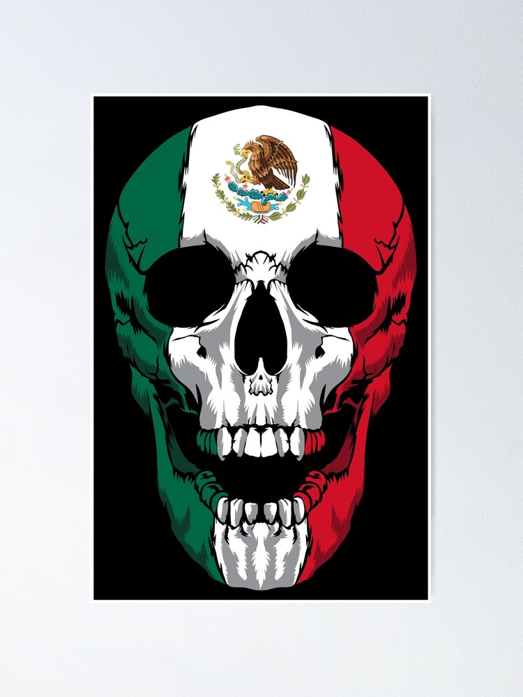 Mexico Skull Custom Baseball Jersey