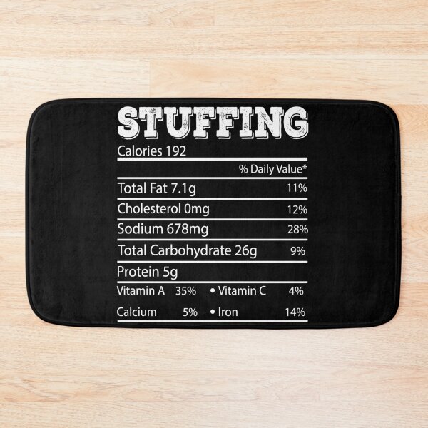 Item preview, Stuffing Thanksgiving Dinner Food Label Nutrition Facts designed and sold by meedTee.